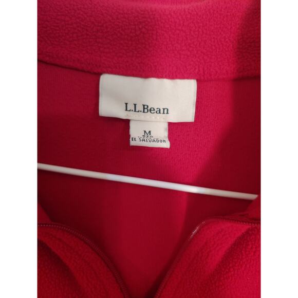 Womens LL Bean Fleece Pullover sz M - Picture 2 of 4
